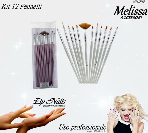 Kit pennelli per nail art - per,