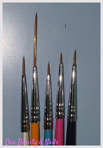 Set pennelli vari nail art - vari,